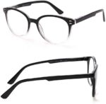 3 Pack Reading Glasses Spring Hinge Stylish Readers Black/Tortoise for Men and Women