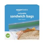 Amazon Basics Sandwich Storage Bags, 300 Count, Pack of 1