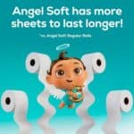 Angel Soft Toilet Paper, 16 Mega Rolls = 64 Regular Rolls, Soft and Strong Toilet Tissue