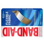 Band-Aid Brand Flexible Fabric Adhesive Bandages for Wound Care and First Aid, All One Size, 100 Count