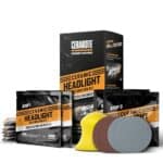 CERAKOTE® Ceramic Headlight Restoration Kit – Guaranteed To Last As Long As You Own Your Vehicle – Brings Headlights back to Like New Condition - 3 Easy Steps - No Power Tools...