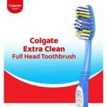 Colgate Extra Clean Toothbrush, Soft Toothbrush for Adults Packaging May Vary, 6 Count