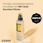 COSRX Snail Mucin 96% Power Repairing Essence 3.38 fl.oz 100ml, Hydrating Serum for Face with Snail Secretion Filtrate for Dull Skin & Fine Lines, Korean Skin Care