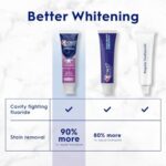 Crest 3D White Advanced Luminous Mint Teeth Whitening Toothpaste, 3.7 oz Pack of 4 - Helps Remove Surface Stains, Whitens Teeth, Strengthens Tooth Enamel, Protects Against Cavities