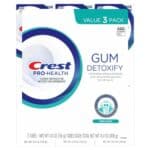 Crest Pro-Health Gum Detoxify Deep Clean Toothpaste 4.8 oz Pack of 3 - Anticavity, Antibacterial Flouride Toothpaste, Clinically Proven, Gum and Enamel Protection, Plaque Control