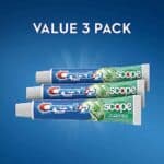 Crest + Scope Complete Whitening Toothpaste - Pack of 3, 5.4 Oz Tubes - Anticavity Fluoride Toothpaste - Fresh Breath, Kills Germs - Tartar Protection, Enamel Protection - Minty...