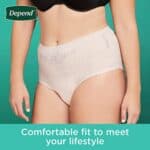 Depend Fresh Protection Adult Incontinence & Postpartum Bladder Leak Underwear for Women, Disposable, Maximum, Large, Blush, 72 Count (2 Packs of 36), Packaging May Vary