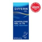 Differin Acne Treatment Gel, 30 Day Supply, Retinoid Treatment for Face with 0.1% Adapalene, Gentle Skin Care for Acne Prone Sensitive Skin, 15g Tube