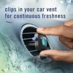 Febreze Unstopables Car Odor-Fighting Car Freshener Vent Clip Fresh Scent, .07 oz. Car Vent Clip, Pack of 4