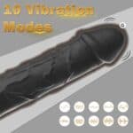 G Spot Dildo Vibrator - BGGOOD Adult Female Sex Toys with 10 Vibrations, Realistic Silicone Dildos Finger Vibrators for Multiple Stimulation, Clitoris Stimulator for Woman...