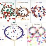 Gionlion 6000 Clay Beads Bracelet Making Kit, 24 Colors Flat Preppy Beads for Friendship Bracelets, Polymer Clay Beads with Charms for Jewelry Making, Crafts Gifts for Girls...