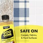 Goo Gone Original Liquid - 8 Ounce - Surface Safe Adhesive Remover Safely Removes Stickers Labels Decals Residue Tape Chewing Gum Grease Tar Crayon Glue