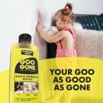 Goo Gone Original Liquid - 8 Ounce - Surface Safe Adhesive Remover Safely Removes Stickers Labels Decals Residue Tape Chewing Gum Grease Tar Crayon Glue