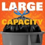 Hefty Strong Large Trash Bags, 30 Gallon, 74 Count (Packaging may vary)