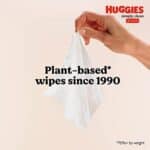 Huggies Simply Clean Fragrance-Free Baby Wipes, Unscented Diaper Wipes, 11 Flip-Top Packs (704 Wipes Total)