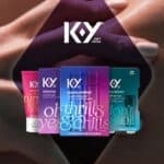 K-Y Yours + Mine Couples Personal Lube, Two Personal Lubricants, Water Based Lube for Women & Glycerin-Based Lube for Men, 2 x 1.5 FL OZ