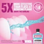 Listerine Gum Therapy Antiplaque & Anti-Gingivitis Mouthwash, Oral Rinse to Help Reverse Signs of Early Gingivitis Like Bleeding Gums, ADA Accepted, Glacier Mint, 1 L