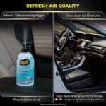 Meguiar's Whole Car Air Re-Fresher Odor Eliminator Mist - New Car Scent, Aerosol - Car Odor Remover & Car Freshener That Leaves a New Car Smell - 2 Oz