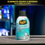 Meguiar's Whole Car Air Re-Fresher Odor Eliminator Mist - New Car Scent, Aerosol - Car Odor Remover & Car Freshener That Leaves a New Car Smell - 2 Oz