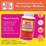 Mod Podge Gloss Sealer, Glue & Finish: All-in-One Craft Solution- Quick Dry, Easy Clean, for Wood, Paper, Fabric & More. Non-Toxic - Craft with Confidence, Made in USA, 16 oz.,...