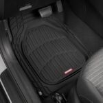 Motor Trend FlexTough Floor Mats for Cars, Deep Dish All-Weather Mats, Waterproof Trim-To Fit Automotive Floor Mats for Cars Trucks SUV, Universal Floor Liner Car Accessories,...