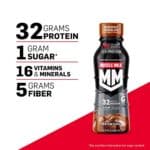 Muscle Milk Pro Advanced Nutrition Protein Shake, Knockout Chocolate, 11.16 Fl Oz (Pack of 12), 32g Protein, 1g Sugar, 16 Vitamins & Minerals, 5g Fiber, Workout Recovery,...