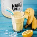 NAKED Vanilla Whey Protein 1Lb, Only 3 Ingredients, All Natural Grass Fed Whey Protein Powder + Vanilla + Coconut Sugar- GMO-Free, Soy Free, Gluten Free. Aid Muscle Growth, 12...