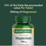 Nature's Bounty Magnesium, Bone and Muscle Health, Whole Body Support, Tablets, 500 Mg, 200 Ct