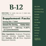 Nature's Bounty Vitamin B12, Supports Energy Metabolism, Tablets, 1000mcg, 200 Ct