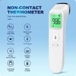 No-Touch Thermometer for Adults and Kids, Accurate Digital Baby Thermometer, FSA HSA Eligible, Fever Alarm & Silent Mode, 2 in 1 Forehead & Object Thermometer