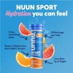 Nuun Sport: Electrolyte-Rich Sports Drink Tablets, Citrus Berry Mixed Flavor Pack, Box of 4 Count (40 servings), Sports Drink for Replenishment of Essential Electrolytes Lost...