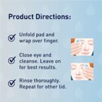 OCuSOFT Lid Scrub PLUS - Pre-Moistened Leave-On Eyelid Wipes for Moderate to Severe Conditions - Moisturizing Eyelid Cleanser for Maximum Relief - 30 Count