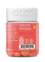 OLLY Probiotic + Prebiotic Gummy, Digestive Support and Gut Health, 500 Million CFUs, Fiber, Adult Chewable Supplement for Men and Women, Peach, 30 Day Supply - 30 Count