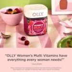 OLLY Women's Multivitamin Gummy, Vitamins A, D, C, E, Biotin, Folic Acid, Adult Chewable Vitamin, Berry Flavor, 45 Day Supply - 90 Count (Packaging May Vary)