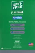 Opti-Free Puremoist Multi-Purpose Disinfecting Solution with Lens Case, 20 Fl Oz (pack of 2)