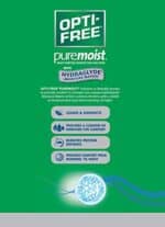 Opti-Free Puremoist Multi-Purpose Disinfecting Solution with Lens Case, 20 Fl Oz (pack of 2)