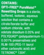 Opti-Free Puremoist Rewetting Drops, 12-mL