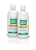 Opti-Free Replenish Multi-Purpose Disinfecting Solution with Lens Case, Twin Pack, 10-Fluid Ounces Each - 2 Count(Pack of 1)