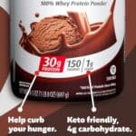 Premier Protein Powder, Chocolate Milkshake, 30g Protein, 1g Sugar, 100% Whey Protein, Keto Friendly, No Soy Ingredients, Gluten Free, 17 Servings, 23.9 Ounce (Pack of 1)