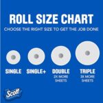 Scott Paper Towels, Choose-A-Sheet, 6 Double Rolls = 12 Regular Rolls (100 Sheets Per Roll)