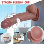 Sex Toys Dildo 7.8 Inch Realistic Silicone Dildo, Safety Material for Clitoral Vagina and Anal Stimulation with Strong Suction Cups, Sex Adult Toys for Women and Couple