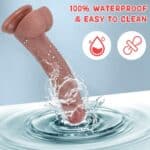 Sex Toys Dildo 7.8 Inch Realistic Silicone Dildo, Safety Material for Clitoral Vagina and Anal Stimulation with Strong Suction Cups, Sex Adult Toys for Women and Couple