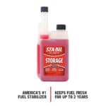 STA-BIL Storage Fuel Stabilizer - Keeps Fuel Fresh for 24 Months - Prevents Corrosion - Gasoline Treatment that Protects Fuel System - Fuel Saver - Treats 80 Gallons - 32 Fl....