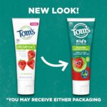 Tom's of Maine ADA Approved Fluoride Children's Toothpaste, Natural Toothpaste, Dye Free, No Artificial Preservatives, Silly Strawberry, 5.1 oz. 3-Pack (Packaging May Vary)