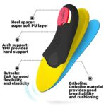 VALSOLE Heavy Duty Support Pain Relief Orthotics - 220+ lbs Plantar Fasciitis High Arch Support Insoles for Men Women, Flat Feet Insert, Work Boot Shoe Insole, Absorb Shock with...