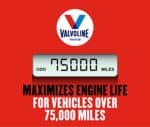 Valvoline High Mileage with MaxLife Technology SAE 5W-30 Synthetic Blend Motor Oil 5 QT