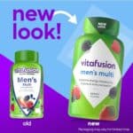 vitafusion Adult Gummy Vitamins for Men, Berry Flavored Daily Multivitamins for Men With Vitamins A, C, D, E, B6 and B12, America’s Number 1 Gummy Vitamin Brand, 75 Day Supply,...