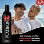 Wet Platinum Silicone-Based Lube for Men, Women & Couples, 4.2 Fl Oz - Ultra Long-Lasting & Water-Resistant Premium Personal Lubricant - Safe to Use with Latex Condoms -...