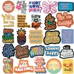 200PCS Inspirational Stickers for Water Bottles, Motivational Stickers for Adults, Teens, Teachers, Vinyl Waterproof Laptop Sticker for Hydroflasks Journaling Scrapbooking...