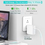 96W USB C Charger for MacBook Pro 16, 15, 14, 13 inch 2024, 2023, 2022, 2021, M3 M2 M1 MacBook Air, USBC Laptop Power Adapter, iPad, LED, 6.6ft 5A Cable Charging as Fast as...